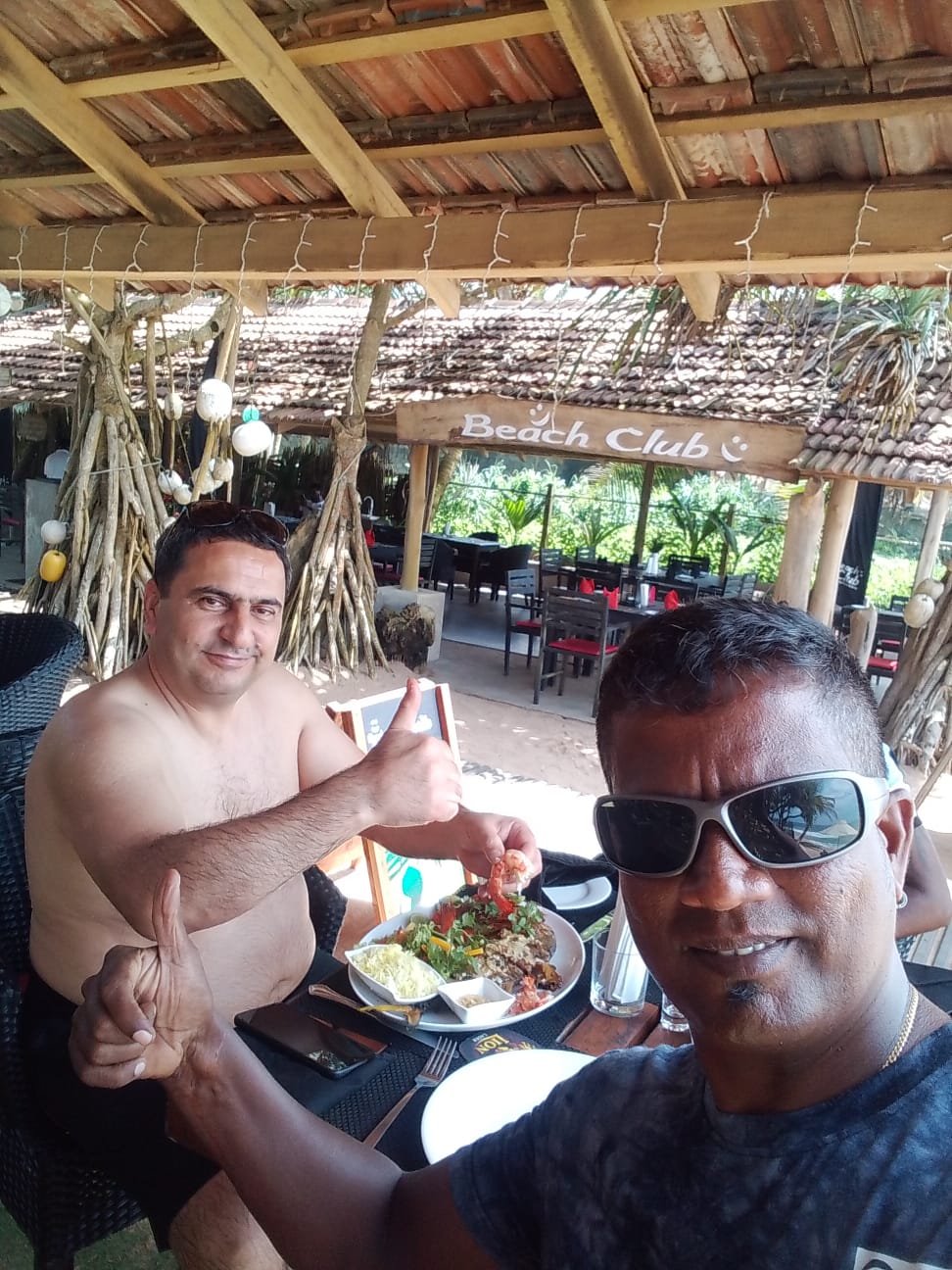 Bentota beach and river, Sri Lanka